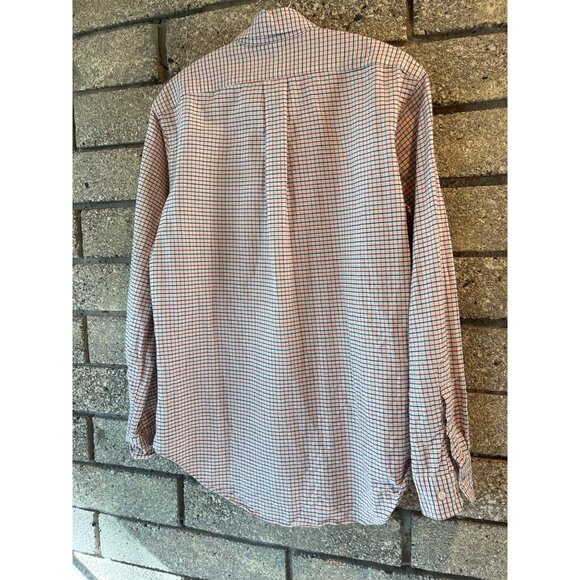 Ralph Lauren Classic Fit Red & Blue Checkered Button-Down Shirt 14.5/33 Mens Cot - Picture 8 of 9